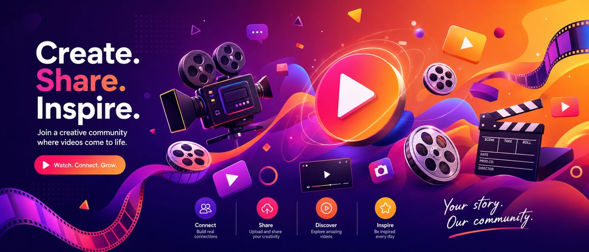 tk网红短视频vlog视频社区